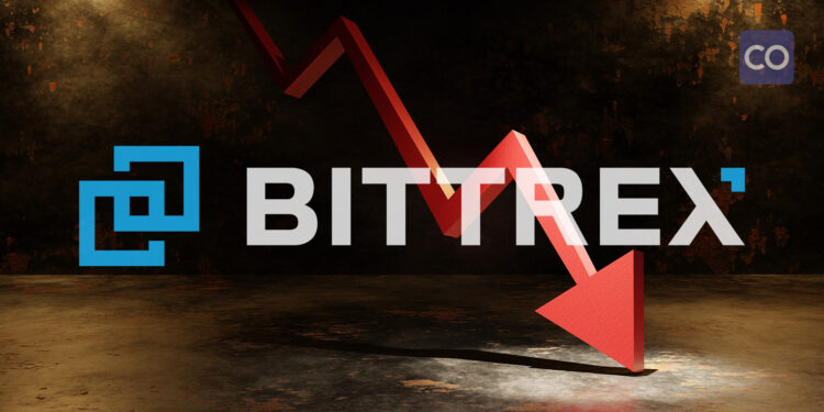 Bittrex files for bankruptcy, has liabilities of $1B+