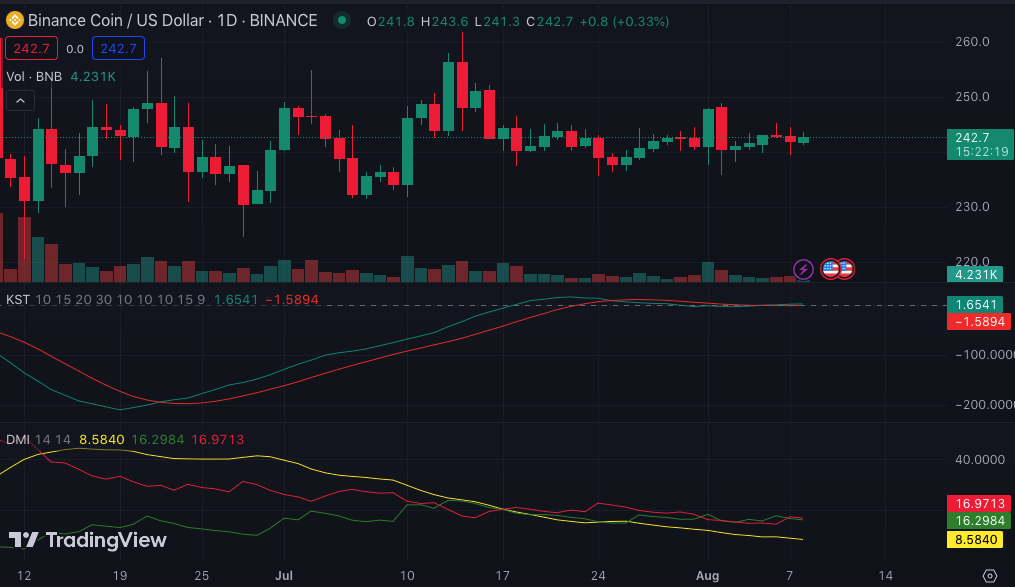 BNB/USD Daily Chart