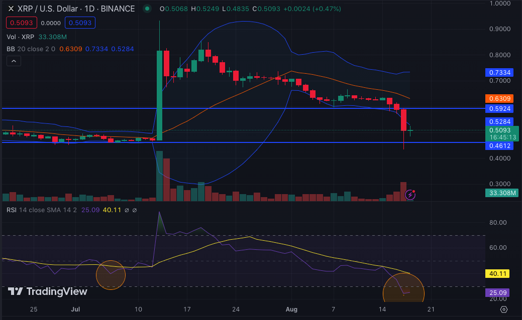 XRP/USD Daily Chart