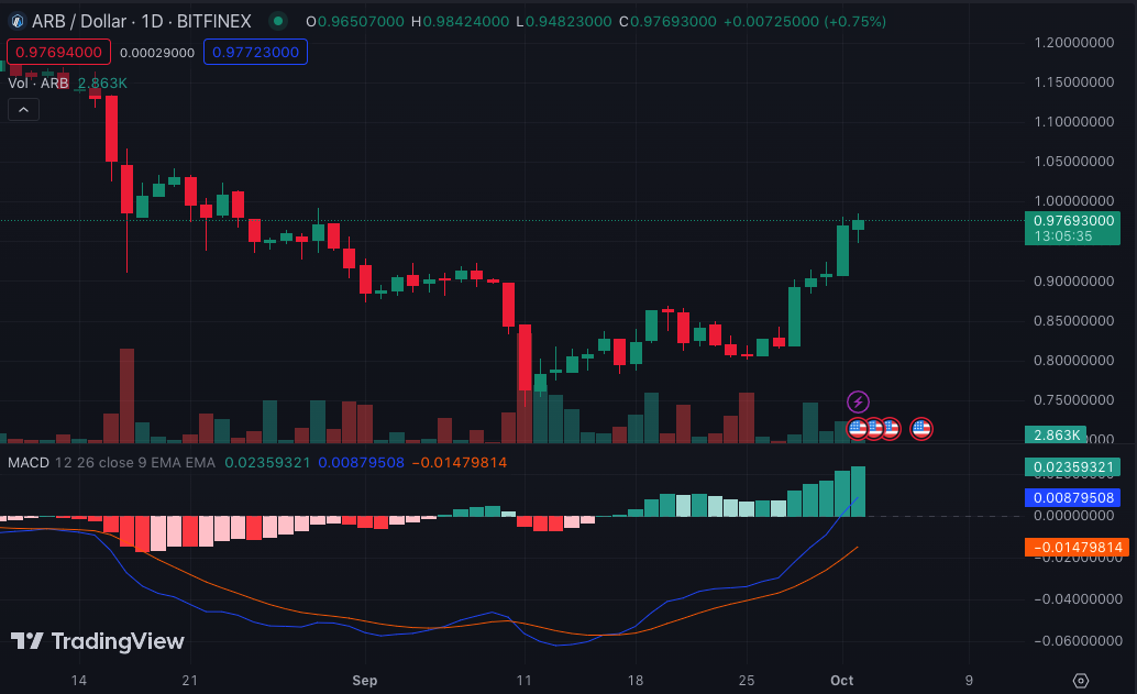 ARB/USD Daily Chart