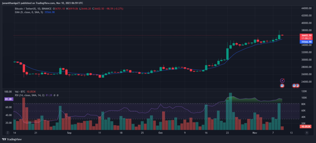 Bitcoin Price Chart