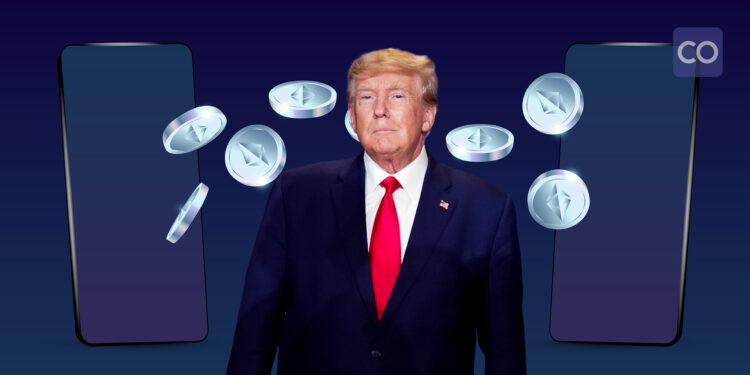 Donald Trump Transfers $2.4M Ethereum (ETH) to Coinbase