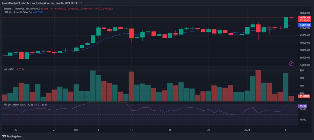 BTC Price Chart